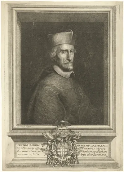 Portret van kardinaal Hieronymus Grimaldi
