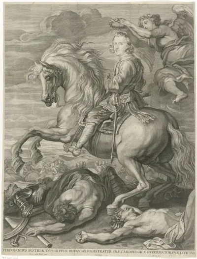 Portret van kardinaal-infant Ferdinand van Oostenrijk