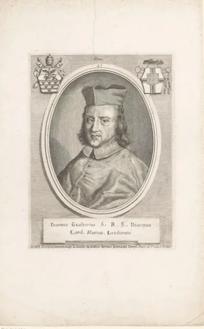 Portret van kardinaal Johannes Walter Sluse