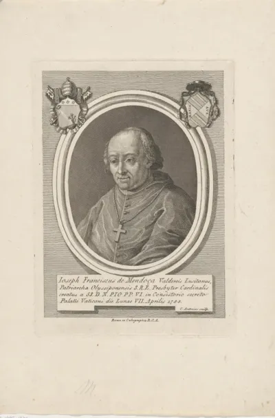 Portret van kardinaal José Francisco Miguel António de Mendoça