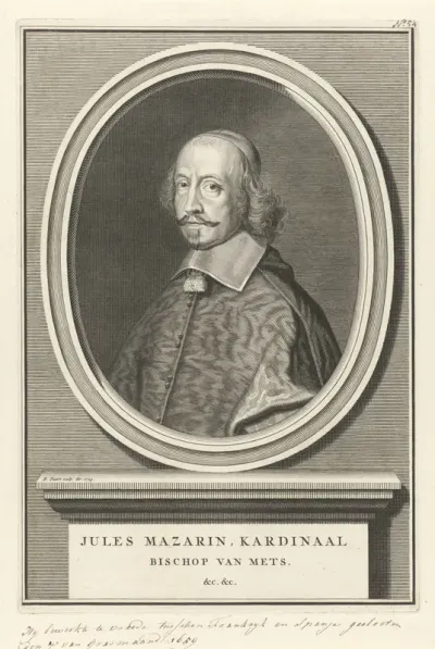 Portret van kardinaal Jules Mazarin, bisschop van Metz
