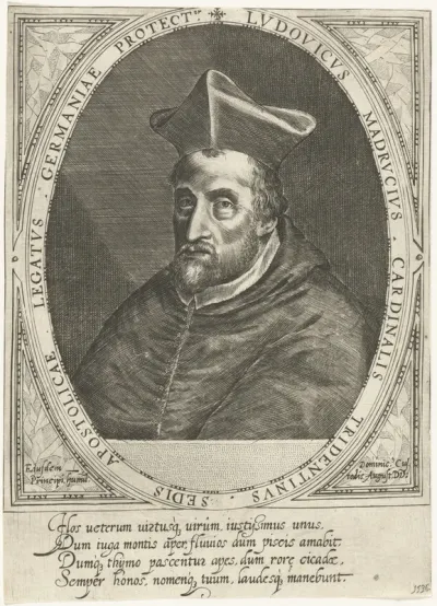 Portret van kardinaal Ludovico Madruzzo