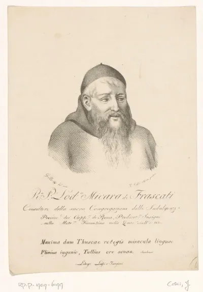 Portret van kardinaal Ludovico Micara
