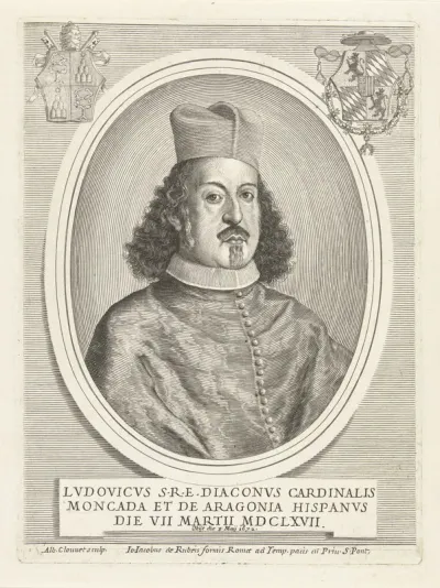 Portret van kardinaal Luis Guillermo de Moncada de Aragón