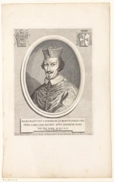 Portret van kardinaal Marcello Santacroce