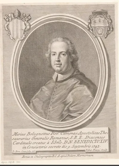 Portret van kardinaal Mario Bolognetti
