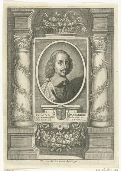 Portret van Kardinaal Mazarin