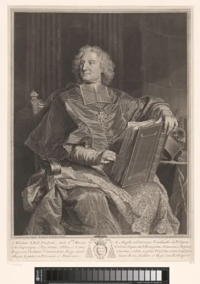 Portret van kardinaal Melchior de Polignac