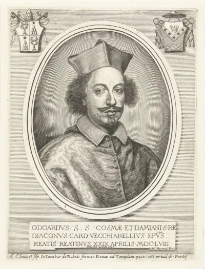 Portret van kardinaal Odoardo Vecchiarelli