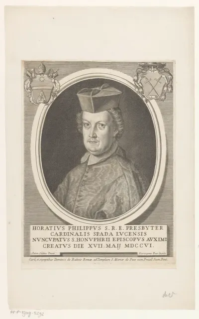 Portret van kardinaal Orazio Filippo Spada