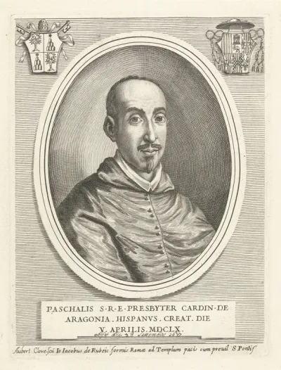 Portret van kardinaal Pascual de Aragón