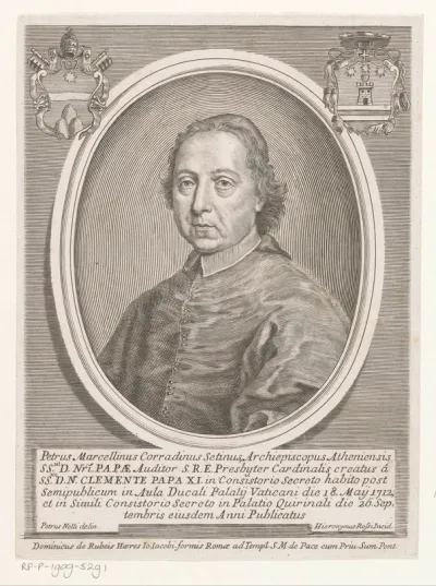 Portret van kardinaal Pier Marcellino Corradini