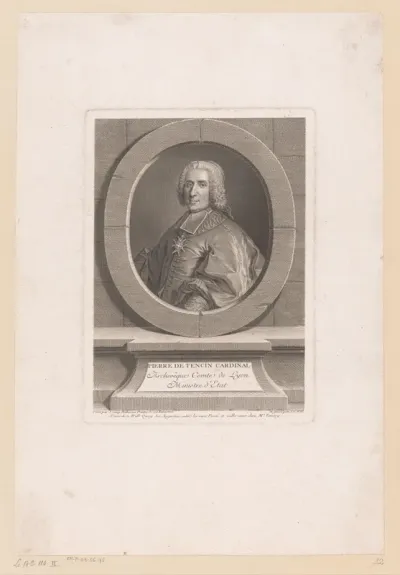Portret van kardinaal Pierre Guérin de Tencin