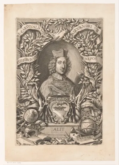 Portret van kardinaal Pietro Vito Ottoboni