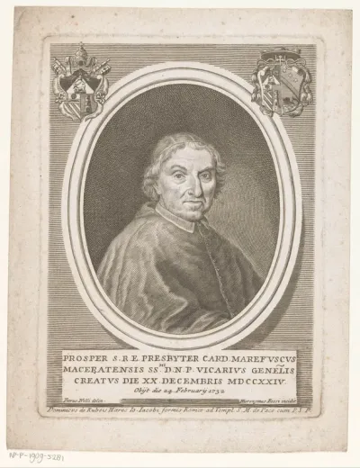 Portret van kardinaal Prospero Marefoschi