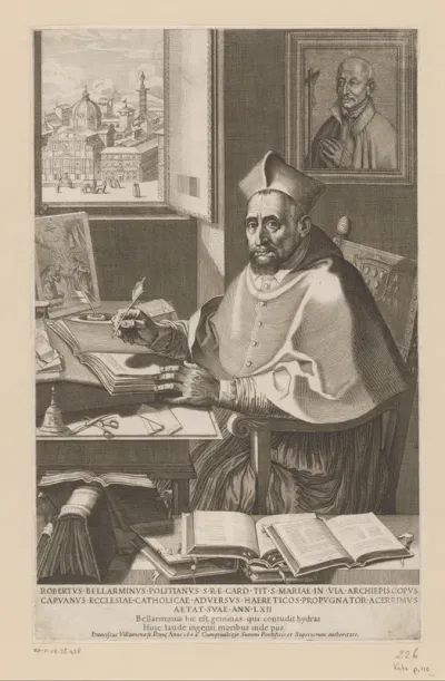 Portret van kardinaal Roberto Bellarmino