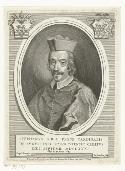 Portret van kardinaal Stefano Agostini