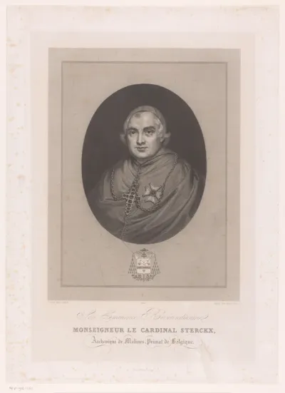 Portret van Kardinaal Sterckx