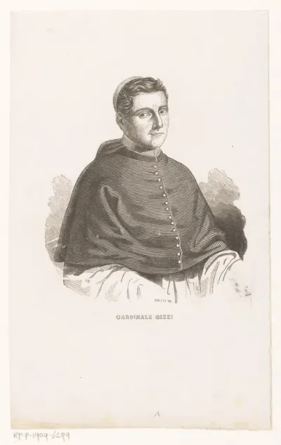 Portret van kardinaal Tommaso Pasquale Gizzi