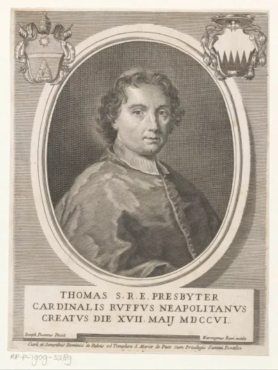Portret van kardinaal Tommaso Ruffo