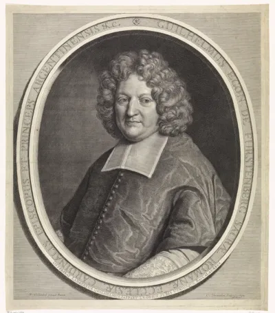 Portret van kardinaal Wilhelm Egon von Fürstenberg-Heiligenberg