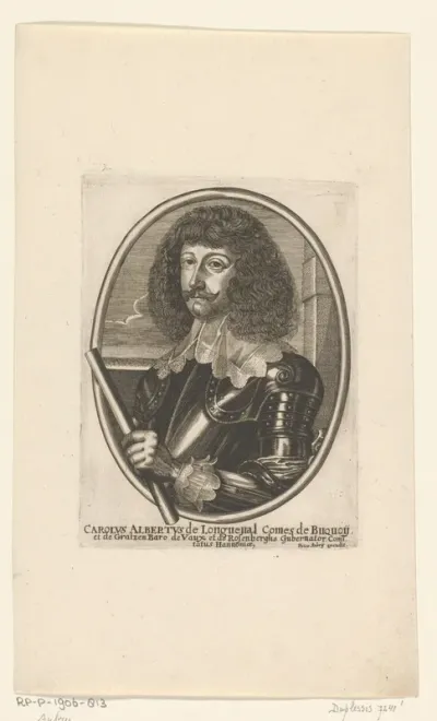 Portret van Karel Albert de Longueval
