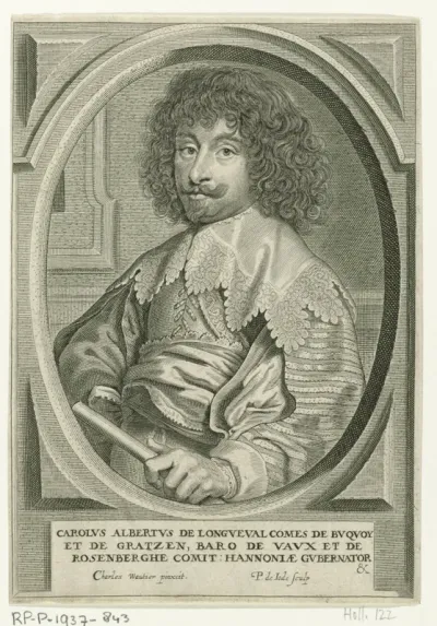 Portret van Karel Albert de Longueval