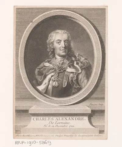 Portret van Karel Alexander van Lotharingen