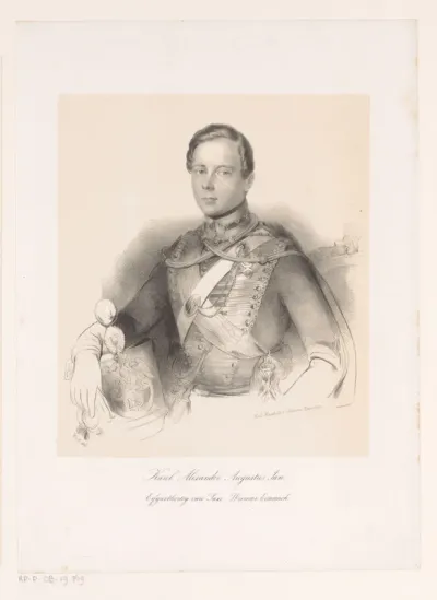 Portret van Karel Alexander van Saksen-Weimar-Eisenach