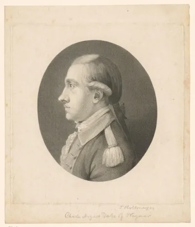 Portret van Karel August van Saksen-Weimar-Eisenach
