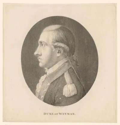 Portret van Karel August van Saksen-Weimar-Eisenach