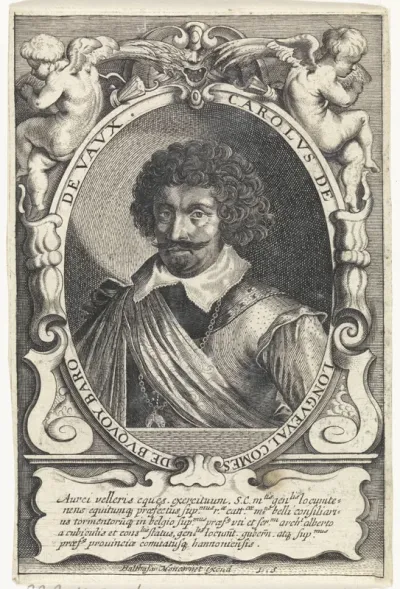 Portret van Karel Bonaventura van Longueval, graaf van Bucquoy