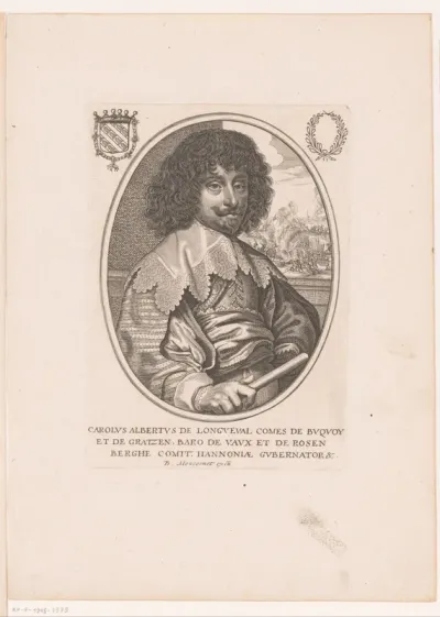 Portret van Karel Bonaventura van Longueval