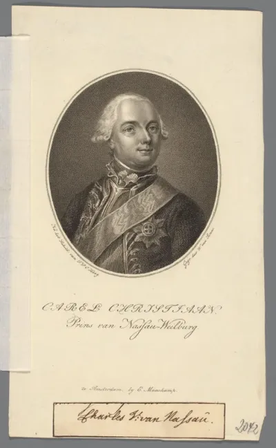 Portret van Karel Christiaan van Nassau-Weilburg