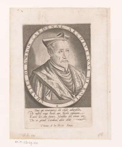 Portret van Karel de Bourbon