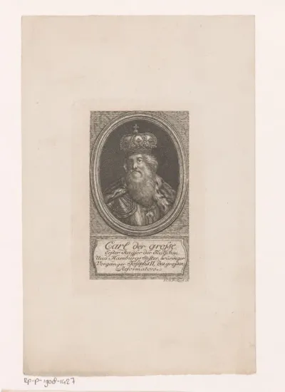 Portret van Karel de Grote