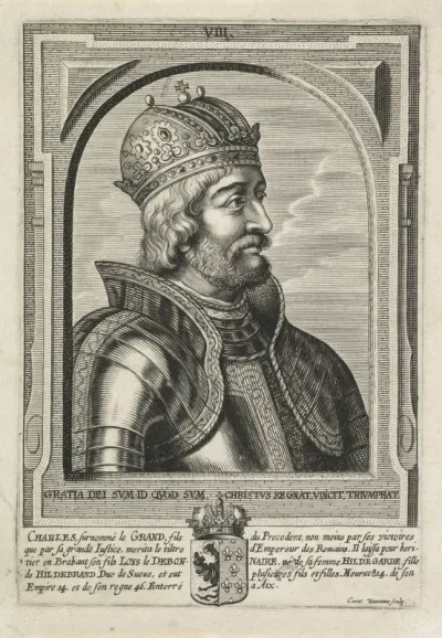 Portret van Karel de Grote