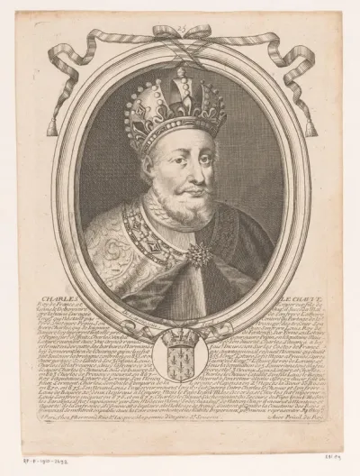Portret van Karel de Kale