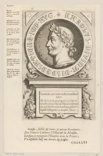 Portret van Karel de Kale