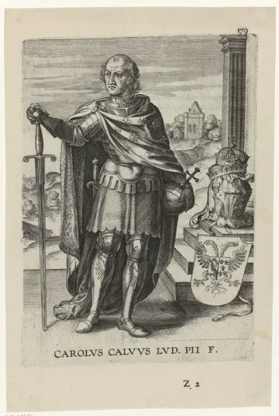 Portret van Karel de Kale