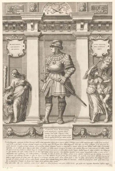 Portret van Karel de Stoute, hertog van Bourgondië