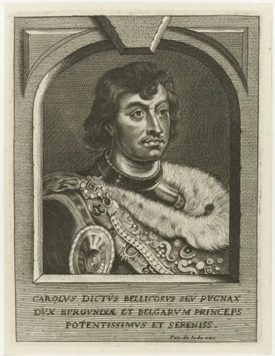 Portret van Karel de Stoute, hertog van Bourgondië