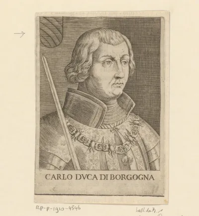 Portret van Karel de Stoute, hertog van Bourgondië