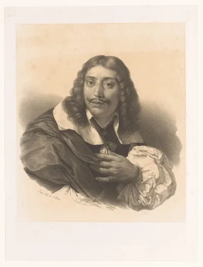 Portret van Karel du Jardin