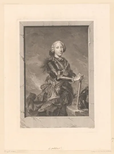 Portret van Karel Eduard Stuart