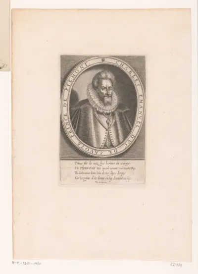Portret van Karel Emanuel I, hertog van Savoye