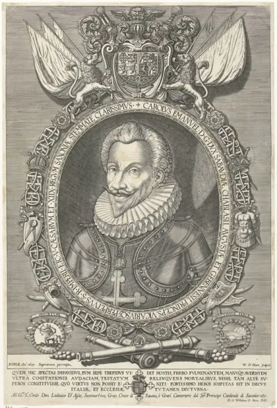 Portret van Karel Emanuel I