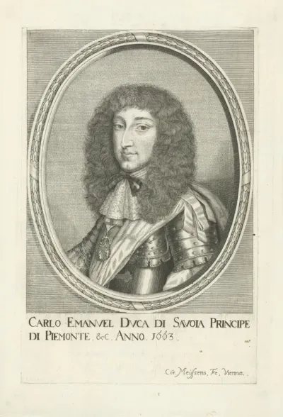 Portret van Karel-Emanuel II hertog van Savoye
