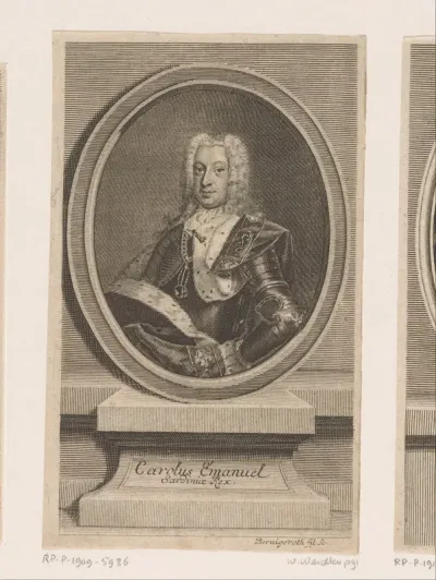 Portret van Karel Emanuel III van Sardinië