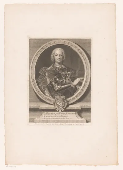 Portret van Karel Frederik van Baden